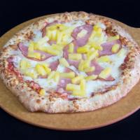 Hawaiian Pizza · Traditional hand tossed pizza. Homemade tomato sauce, mozzarella cheese, Canadian bacon and ...