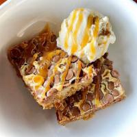 Grandma G's Cookie Bars · A family favorite cookie bar with milk chocolate, butterscotch, vanilla bean ice cream and a...