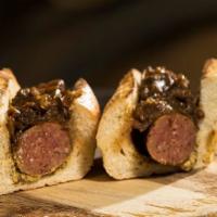 Sausage Sandwich · Grilled bratwurst, spicy Andouille or smoked kielbasa sausage. Served on a freshly baked sou...