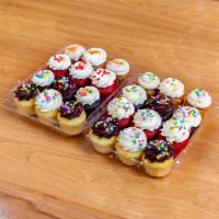 24 Assorted Minis · Assortment of our mini Molly cupcakes.