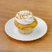 Salted Caramel Butterscotch · Vanilla caramel cake filled with butterscotch pudding, topped with a salted vanilla buttercr...