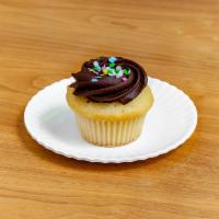 Vanilla Cupcake · Select the frosting - comes with sprinkles