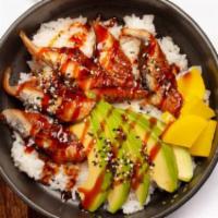 Unagi Bowl · Unagi, eel sauce, avocado and sesame seeds.
