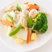 H3. Steamed Chicken with Vegetables · 