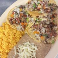 Taco el Alambre Dinner · 3 pieces.