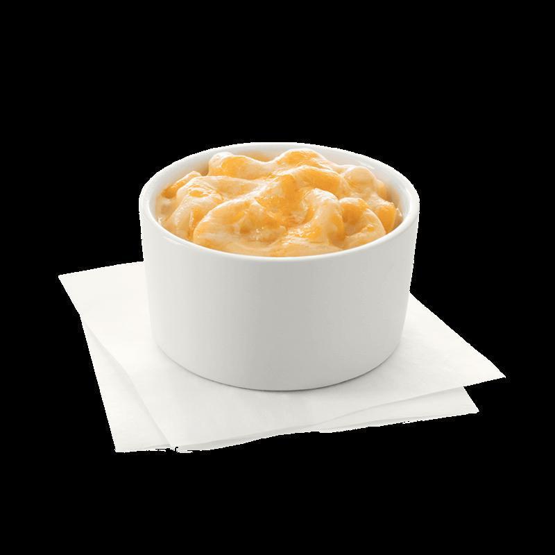 Mac & Cheese · A classic macaroni and cheese recipe featuring a special blend of cheeses including Parmesan, Cheddar, and Romano. Baked in-restaurant to form a crispy top layer of baked cheese.