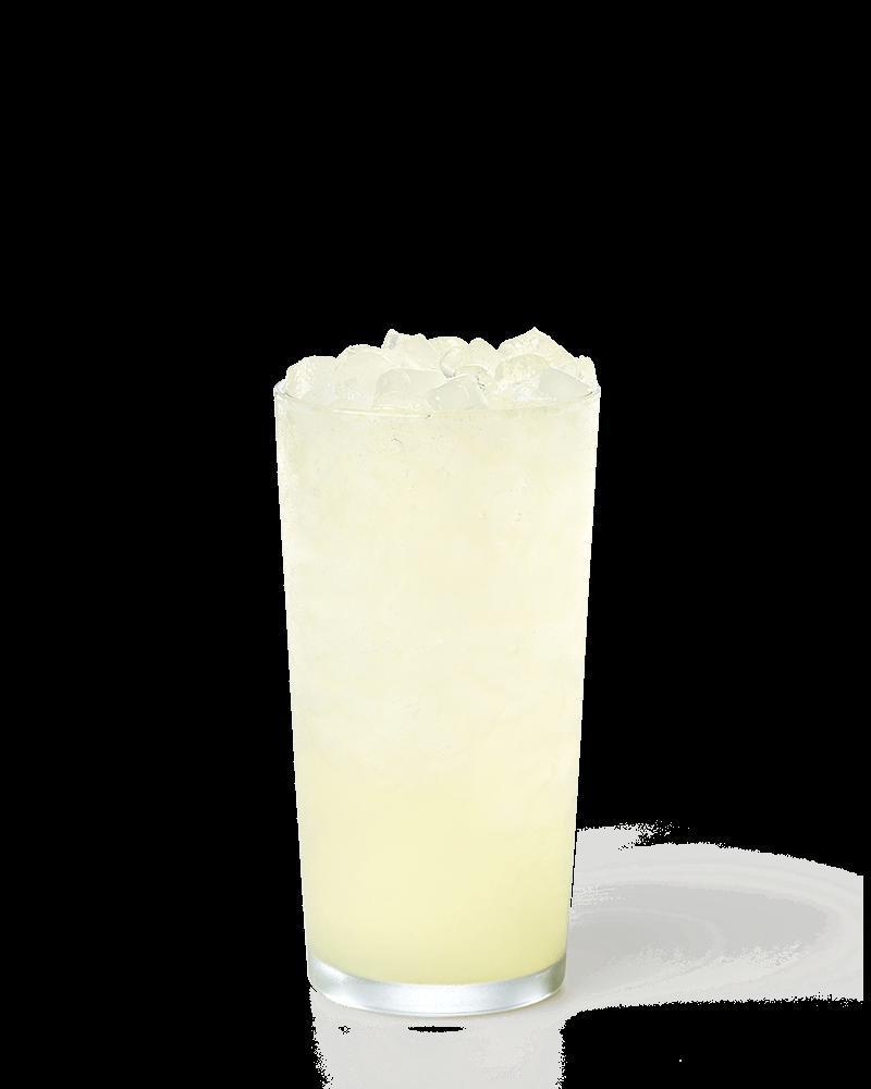 Chick-fil-A® Lemonade · Classic lemonade using three simple ingredients: real lemon juice—not from concentrate, cane sugar, and water.