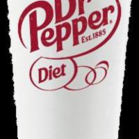 Diet Dr Pepper® · Fountain beverage. Product of Keurig Dr Pepper, Inc.