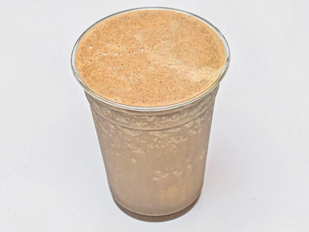 Monkey Business Smoothie · Cacao powder, banana, peanut butter, agave, almond milk.