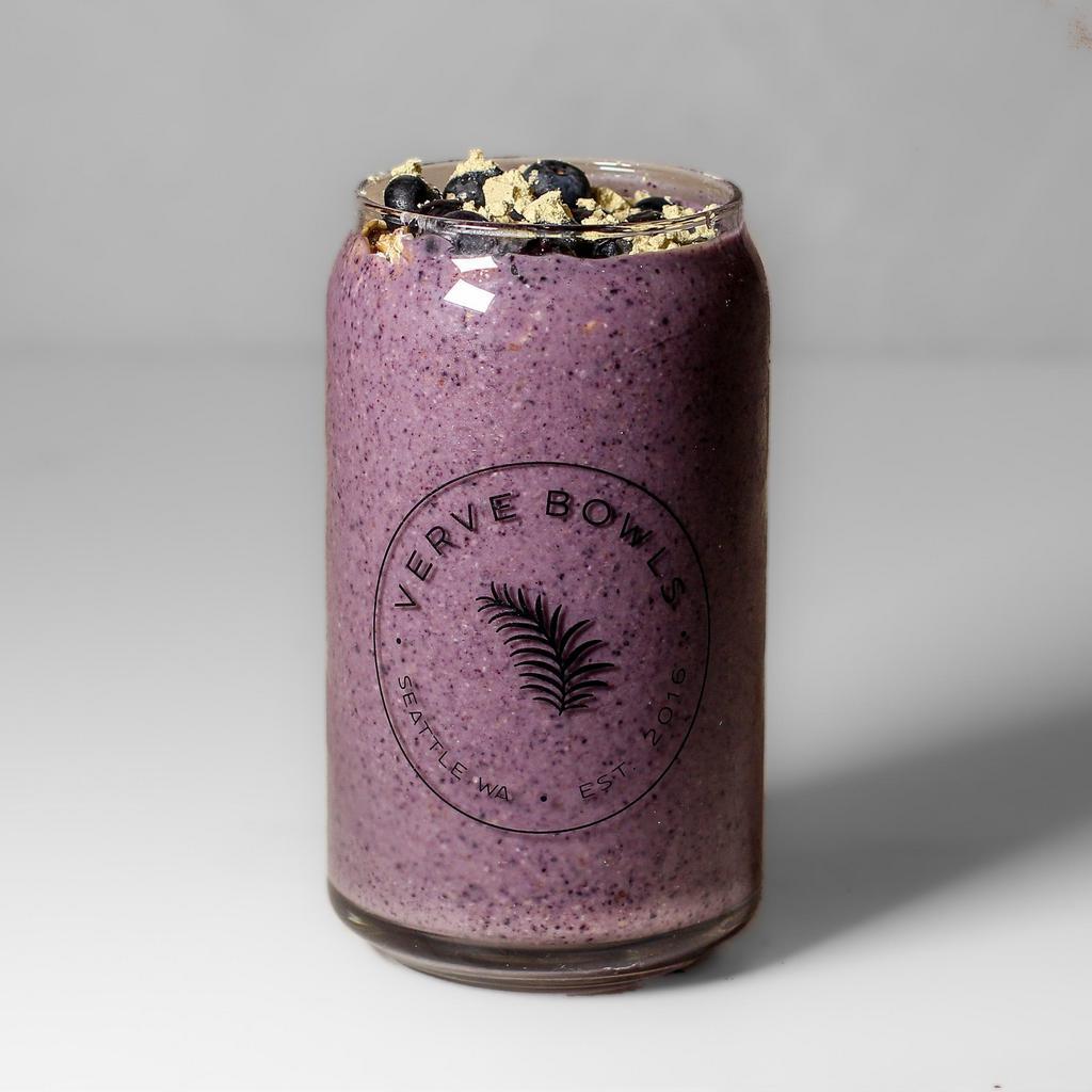 Blue Protein Smoothie · Performance smoothie. Choice of protein powder, oats, peanut butter, blueberry, banana, and house almond milk.