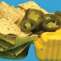 3. Los Nachos · Nacho chips with American cheese and jalapeno.