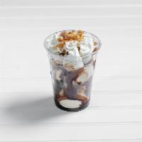 Churro Sundae · Crispy Churro dices with 2 ice cream balls, covered wipped cream and cherry on top.