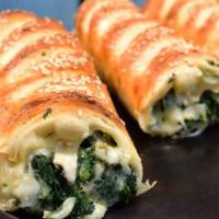 Spinach Cheese Stromboli · 