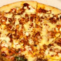 Cajun Chicken Pizza by the Slice · 