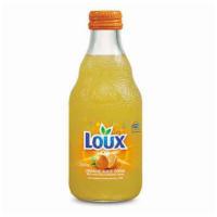 Loux Orange Soda · Imported Orange Soda from Greece