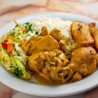 Curried Chicken · Curry stewed chicken marinated to perfection.
