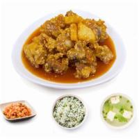 7. Sweet and Sour Pork Ribs Combo糖醋排骨套餐 · Cooked with or incorporating both sugar and a sour substance.