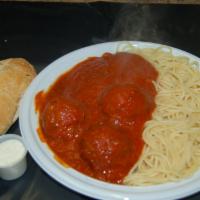 Pasta with Meatballs · Your choice of pasta.