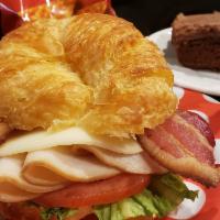 Turkey Bacon Club Sandwich · Boar's Head turkey, provolone cheese, Boar's Head bacon, lettuce, tomato and mayo on your ch...