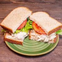 Chicken Salad Sandwich · In-house chicken salad. Made with chicken breasts, mayo, salt, pepper and celery on your cho...