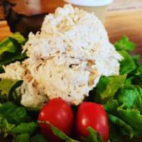 Chicken Salad on Greens · Our house-made chicken salad served on a bed of greens