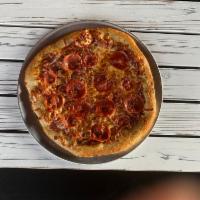 Pepperoni Pizza · Tomato sauce, pepperoni, mozzarella. 