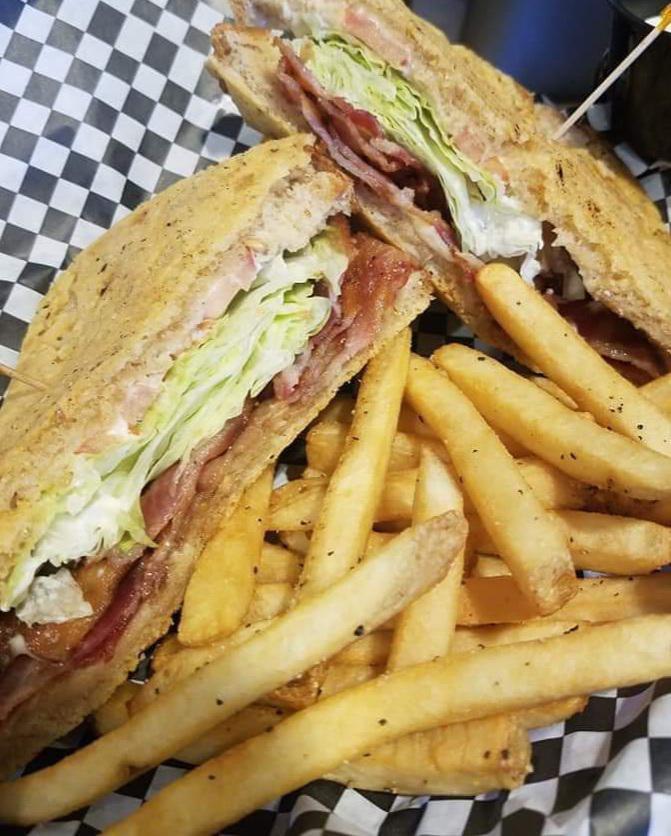 BLT Sandwich · Wheat berry bread, lettuce, mayo, smoked bacon and tomato.