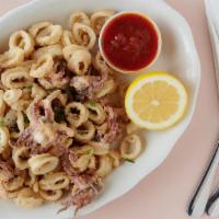 Fried Calamari  · Fresh squid floured and deep fried to a golden brown. 