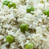 Muttar Pulao · Serving 2-3. Basmati rice with green pea cooked with aromatic cumin seeds and light spice. V...