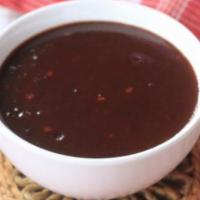 Red Sauce ( Tamarind sweet & sour chutney ) · This Tangy Tamarind sauce is classically used as a dipping sauce for Indian snacks like pako...