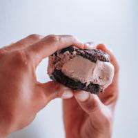 Triple Chocolate Ice Cream Sandwich · Create your own! Choose your favorite ice cream flavor, dipping sauce, and toppings - made w...