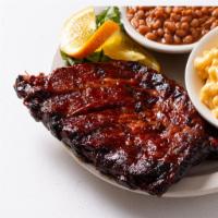 Bob's Famous Ribs Platter · Delicious falling off the bone, brushed with our sweet homemade BBQ.