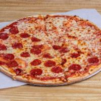 2. Pepperoni and Cheese Pizza · 4 layers cheese than pepperoni then even more cheese and even more pepperoni.