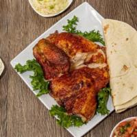Lunch Special · Chicken breast, wing, thigh, 2 small sides 1 small drink, tortillas and salsa.