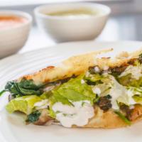 Vegetarian Quesadilla · Grilled corn tortilla, cheese, spinach and or mushrooms.