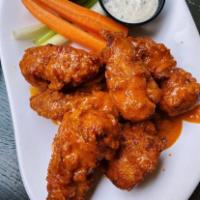 Boneless Wings · (6) choice of buffalo, bbq, sweet & spicy, habanero bbq, ranch or blue cheese