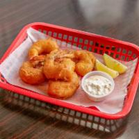 Shrimp · 6 pieces Served with Tarter Sauce ( Your choice of Spicy or Original)
