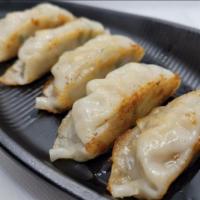 Pork Gyoza · 5 pieces. Pan fried, deep fried or steamed.