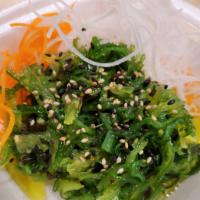 Hiyashi Wakame Salad · Seaweed salad.