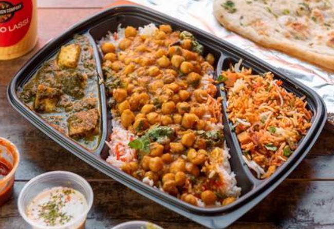 Channa Masala · Chickpeas with a blend of spices, onions, chilies and tomatoes.