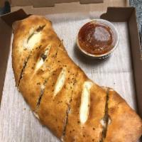 Meatball and Cheese Calzone · 