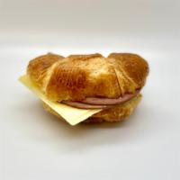 Ham & Cheese Croissant  · A flaky French pastry.