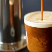 Nitro · Our small batch roasted coffee is steeped for 24 hours in cold water, and then infused with ...