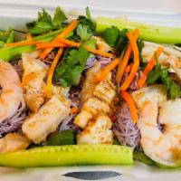 Shrimp & Pork Belly Vermicelli Salad · 