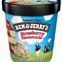 Ben & Jerry Straberry Cheesecake Ice Cream -Pint · Strawberry Cheesecake Ice Cream with Strawberries & a Thick Graham Cracker Swirl.
For strawb...