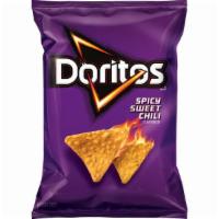 Doritos Spicy Sweet Chili Chips - 9.5oz ·   Add a bold, delicious crunch to snack time with Doritos Sweet Chili Chips. Whether you're ...