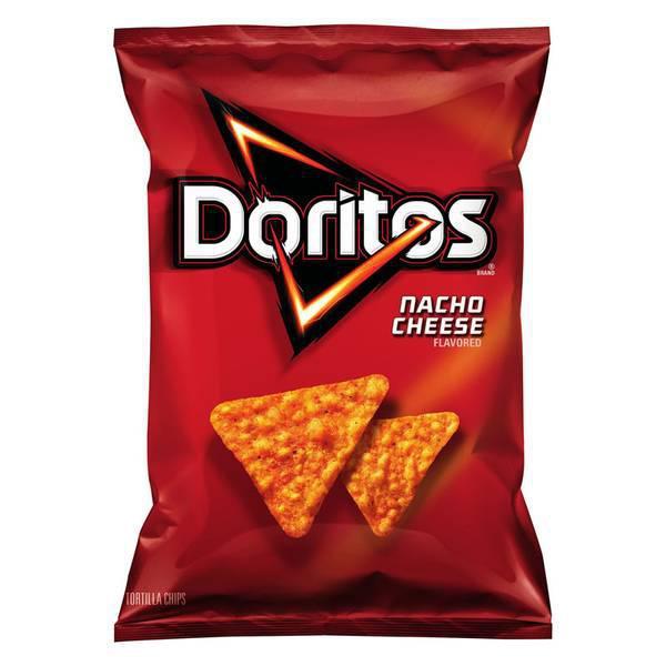Doritos Nacho Cheese Chips - 9.25oz · Give your gamedays and TV marathons a tasteful buddy with this Nacho Cheese Chips from Doritos. Each nacho is flavored with that all too delicious burst of cheese; snack time has never tasted this good!