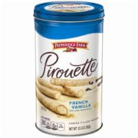 Pepperidge Farm Pirouette Crème Filled Wafers French Vanilla Cookies, 13.5 Oz. Tin · For an extraordinary dessert experience, try delicious Pirouette Wafers. These pastry-like w...