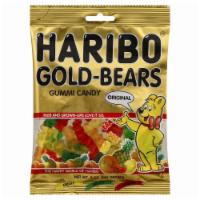 Haribo Gummi Candy, Gummi Bears, Original Assortment, 5oz ·  There's no better companion than our original Haribo Gold-Bears, the delicious treat loved ...