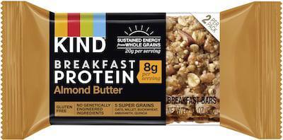 Protein Almond Butter 1.7 Oz. ·  Kind breakfast protein is baked from whole, premium ingredients, as a foundation of every r...
